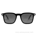 Square Trendy Sunglasses Vintage Acetate Bevel Sun Glasses